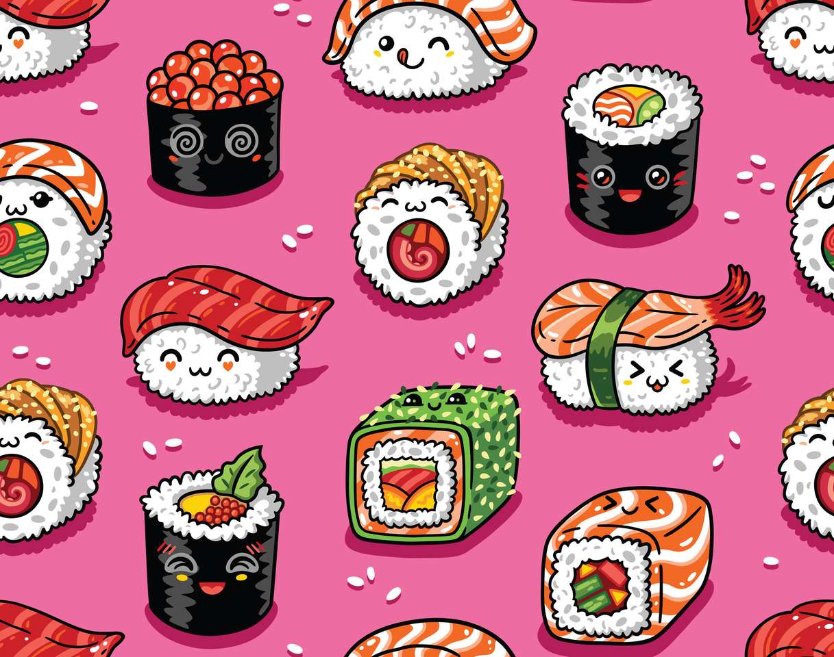 Sushi Kawaii puzzle online