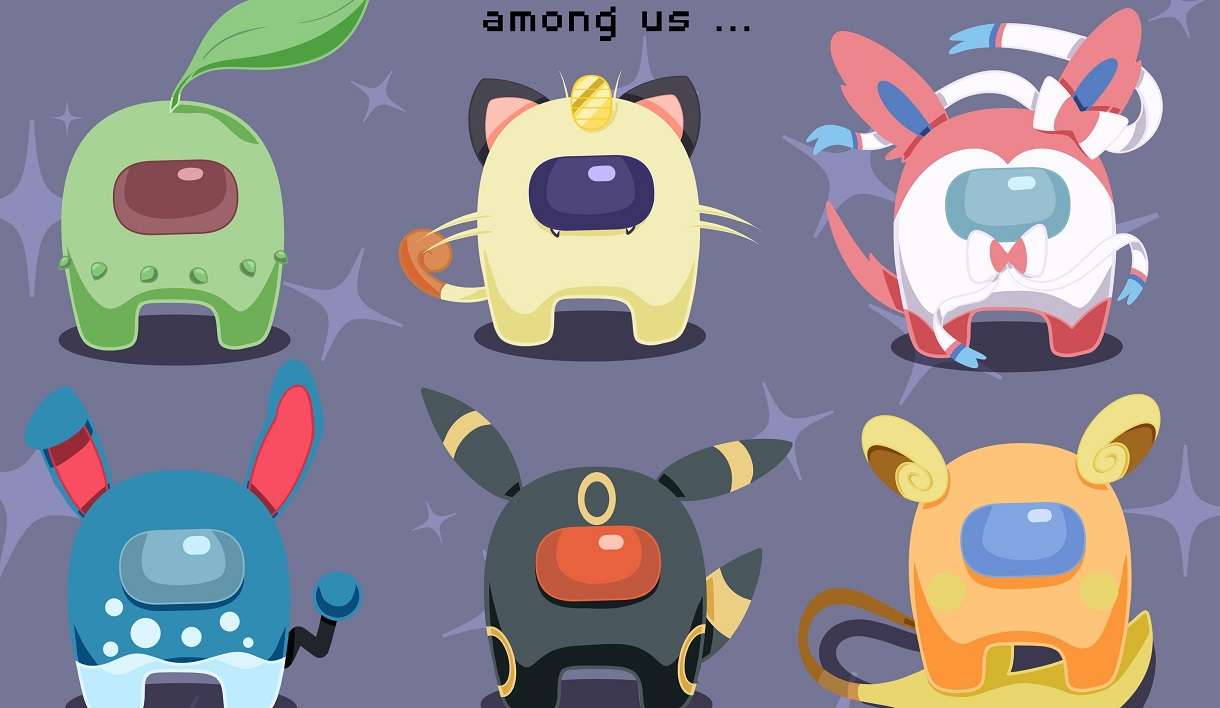 Wśród nas pokemonów puzzle online