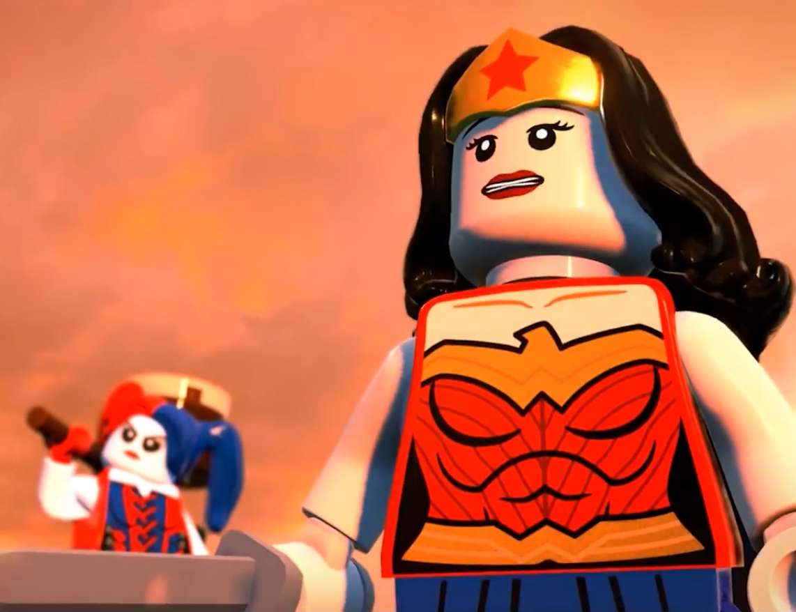 Lego Wonder Woman and Harley Quinn puzzle online