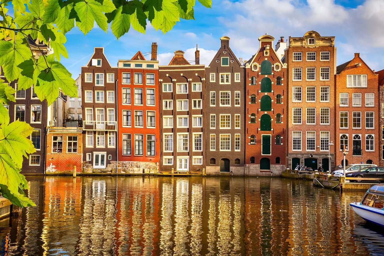 アムステルダムの川で ジグソーパズル