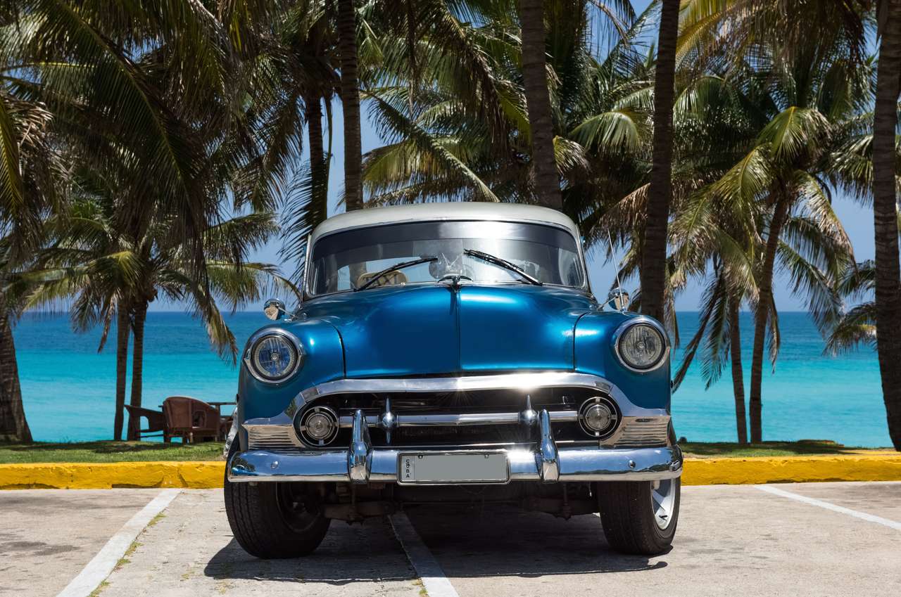 Samochód kubański puzzle online