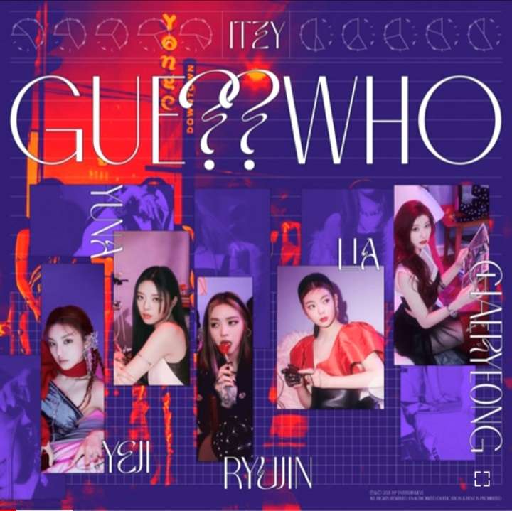 ITZY GUESS WHO puzzle online
