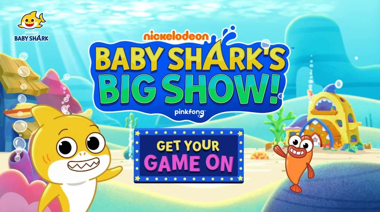 Duży Shark Baby Shark: Zdobądź swoją grę! puzzle online