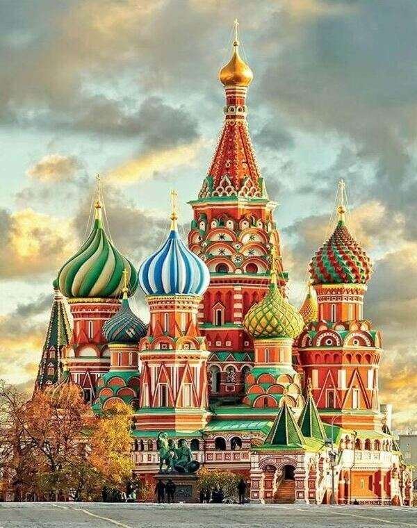 Katedra St. Basile w Moskwie (Grawerowanie) puzzle online