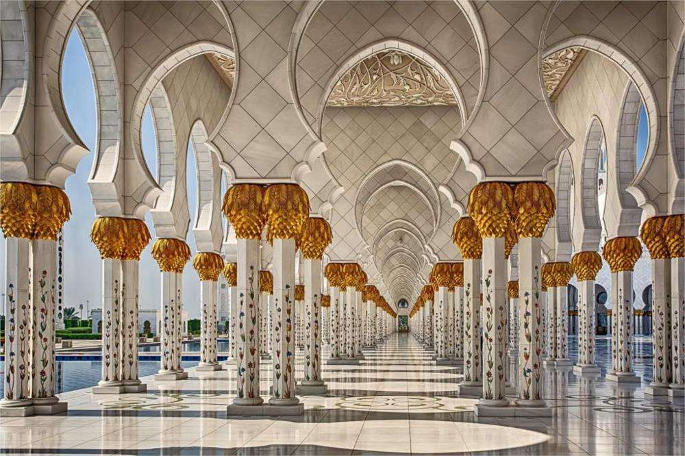 Architektura meczetu w Arabi Saudyjskiej puzzle online
