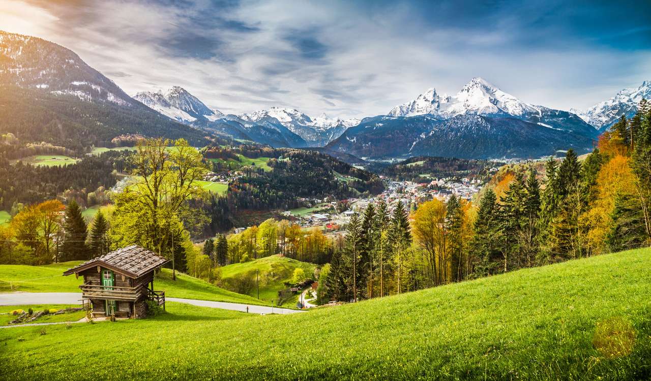 Beierse Alpen legpuzzel