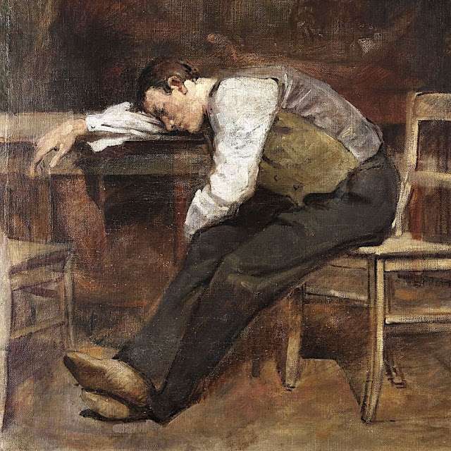 "Sleeping Man" (1908) Charles de Manne puzzle online