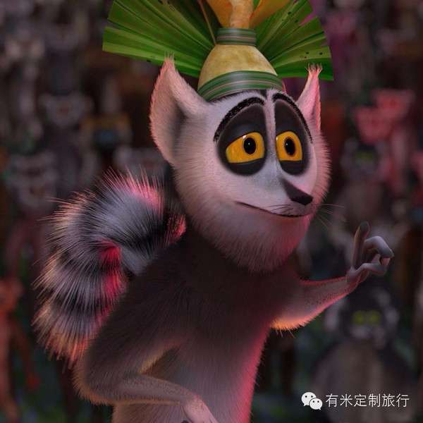King Julian from Madagascar's film - Puzzle Factory