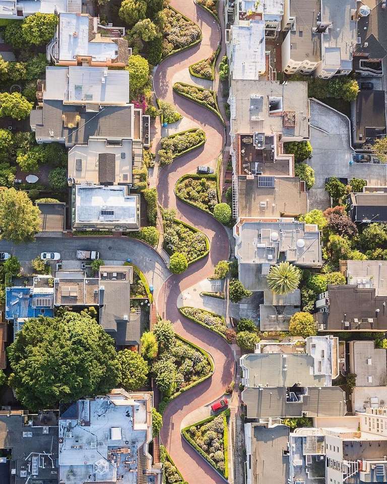 Zawiła uliczka w San Francisko puzzle online