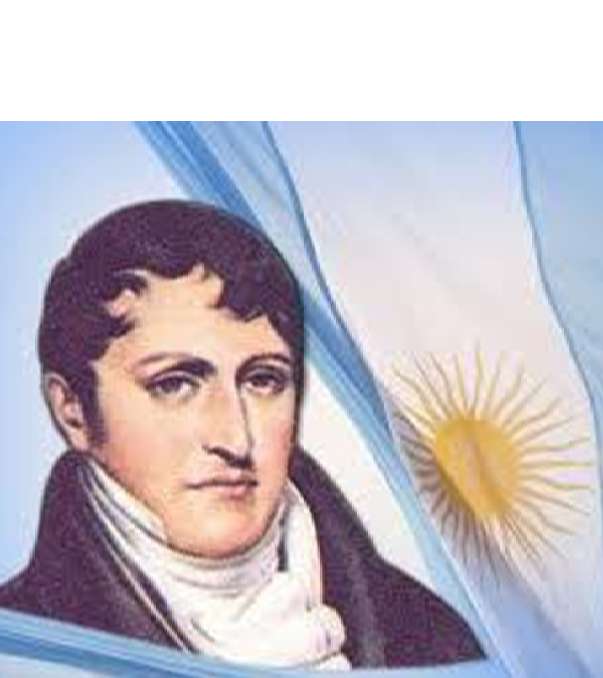 Manuel Belgrano i flaga puzzle online