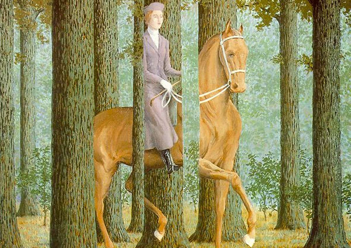 Pusty podpis Magritte puzzle online