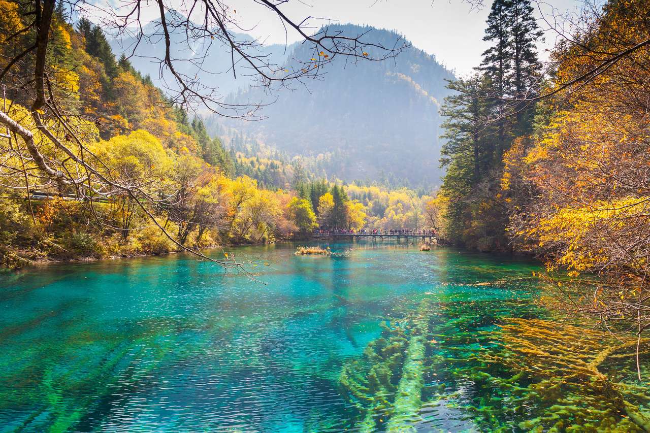 JIUZHAIGOU VALLEY - 96 pieces - Play Jigsaw Puzzle for free at Puzzle ...