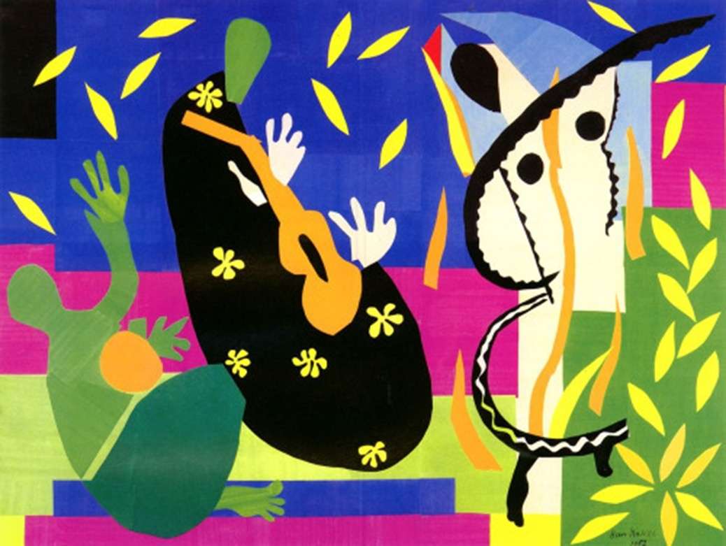 Henri Matisse, smutek króla, 1952 puzzle online