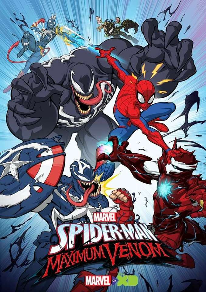 Maksymalny Venom Spiderman puzzle online