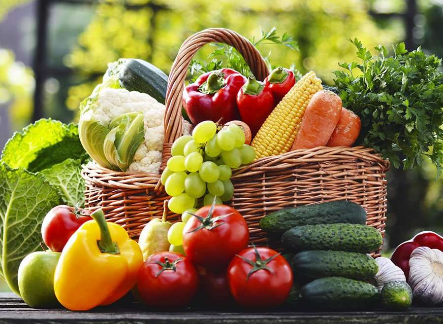Świeże warzywa i owoce puzzle online