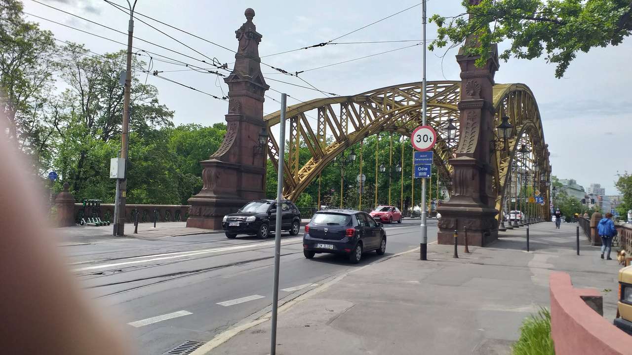 Pontes de wroclaw. quebra-cabeça