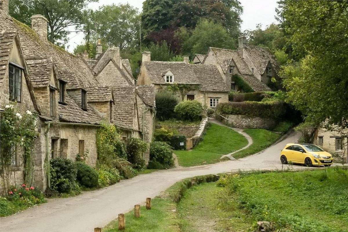 Bibury - nejkrásnější vesnice v Anglii skládačka