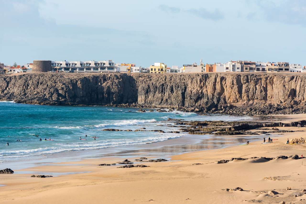 Wybrzeże w Fuerteventura w El Cotillo puzzle online