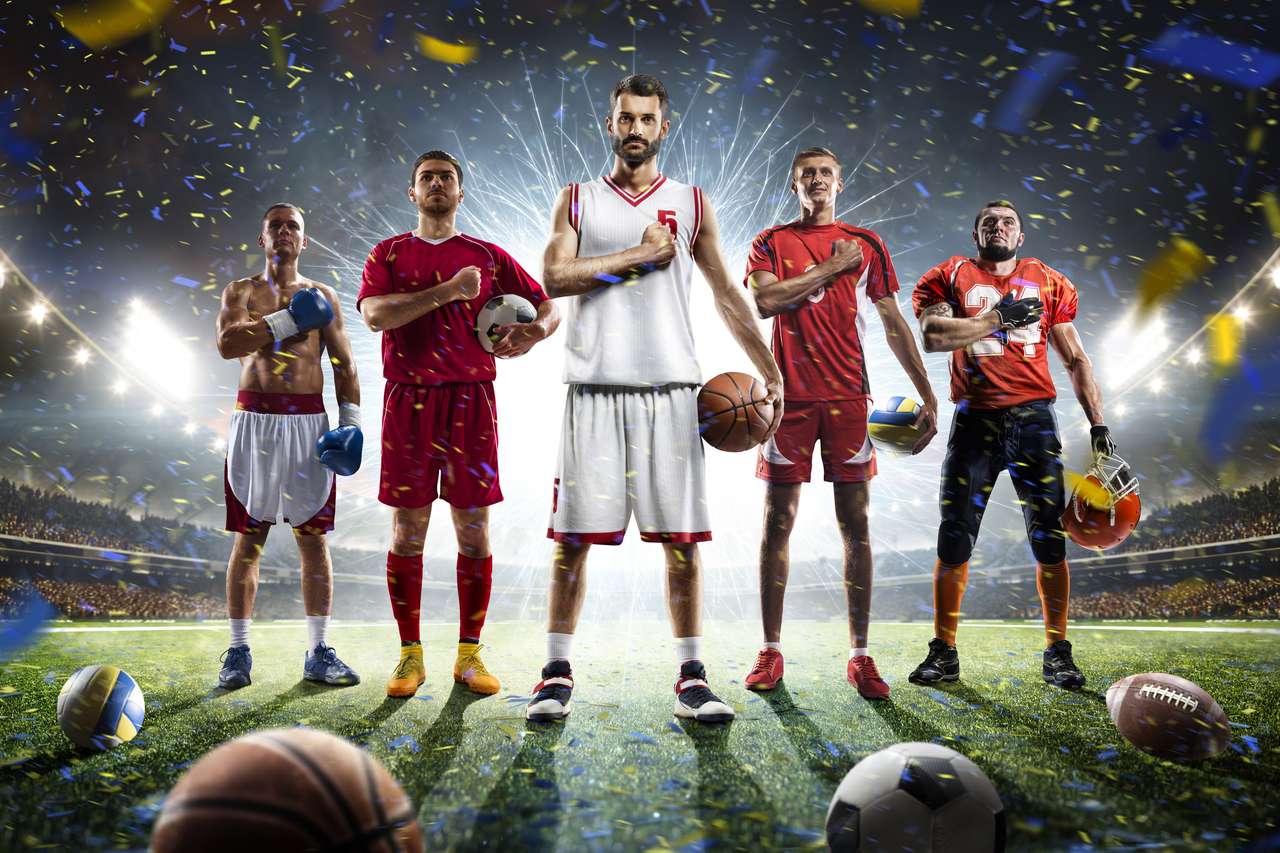 Bokserka piłka nożna w piłkę nożną w koszykówkę puzzle online