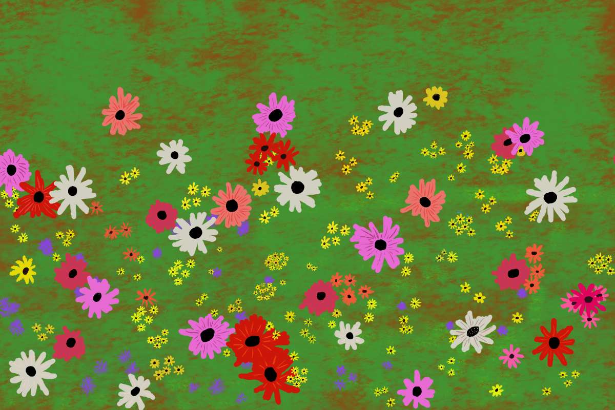 Niedoskonałe kwiaty puzzle online