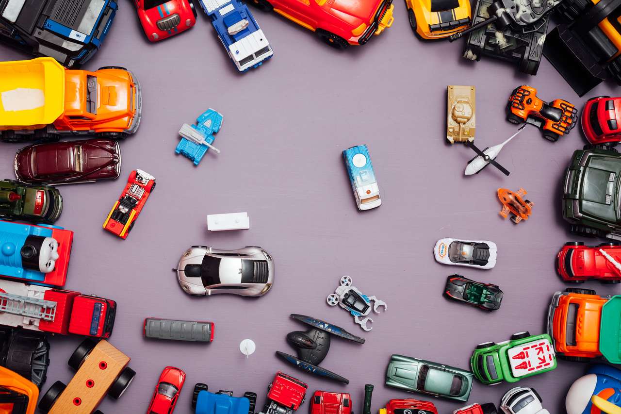 Samochody dla dzieci puzzle online