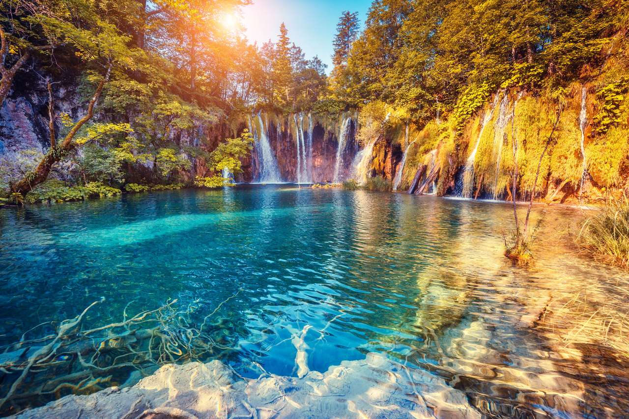 Park Narodowy Lakes Plitvice puzzle online