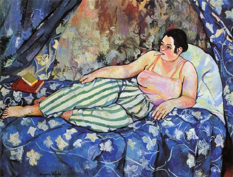 "The-Blue-room" Suzanne Valadon 1923 puzzle online