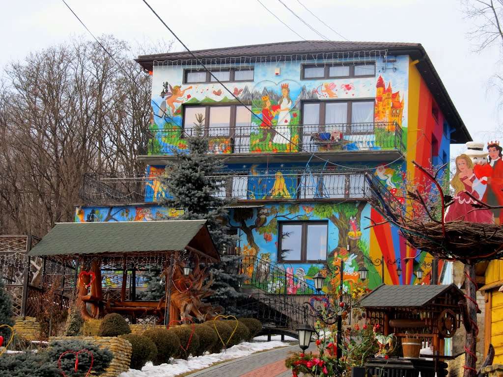 Kolorowy dom puzzle online