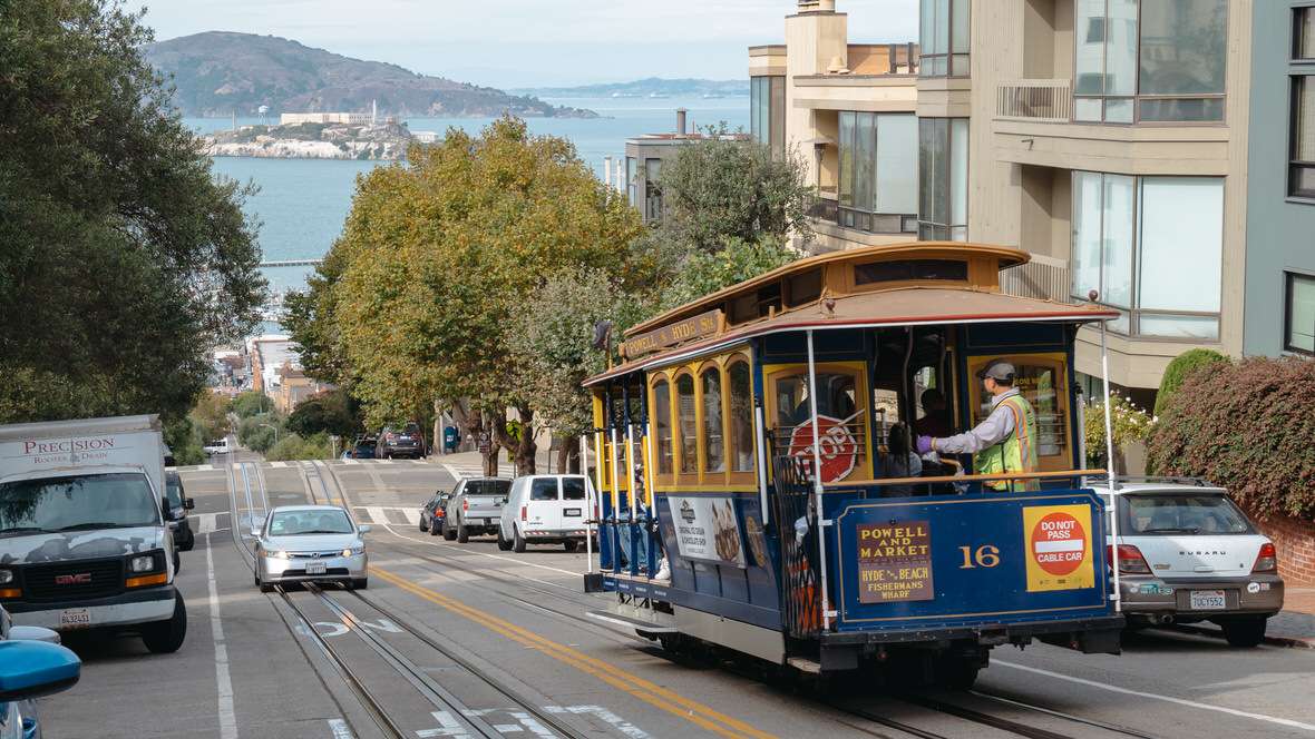 Tramwaj w San Francisko puzzle online