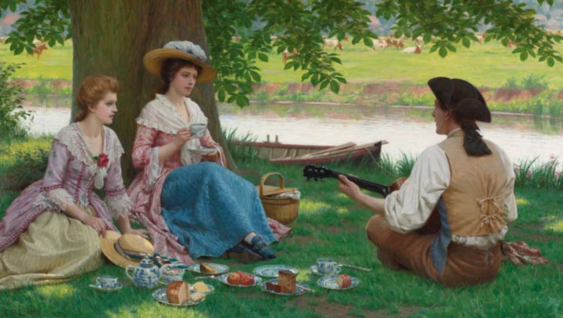Piknik nad rzeką puzzle online