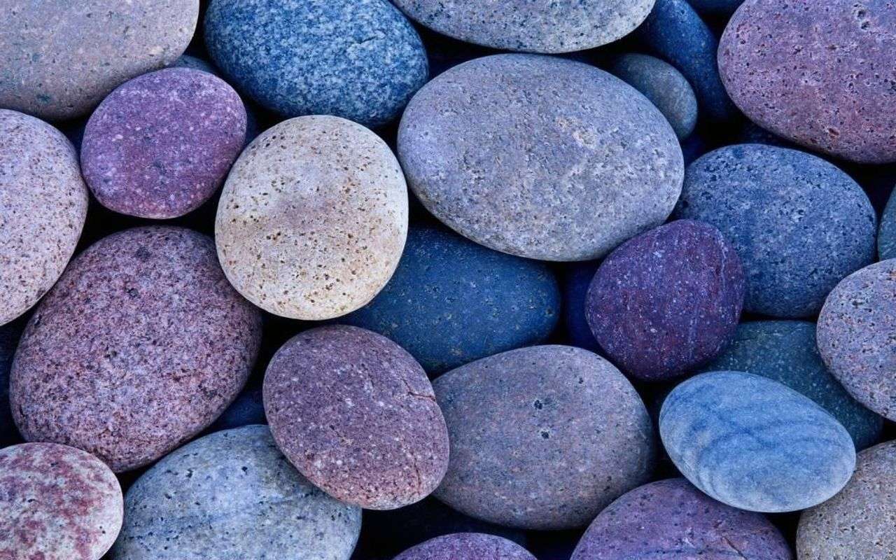 Kolorowe kamienie puzzle online