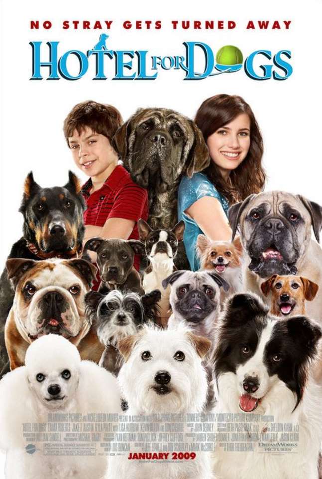 Hotel dla psów plakat filmowy puzzle online