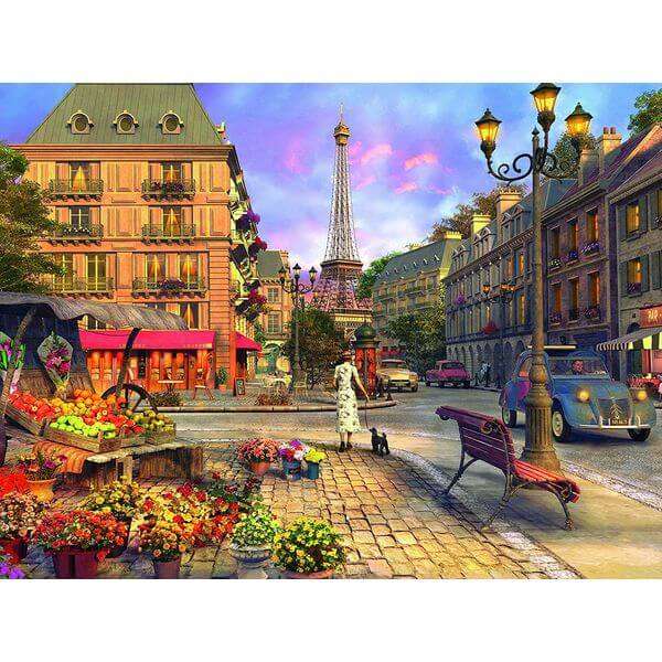 Vintage Paryż puzzle online