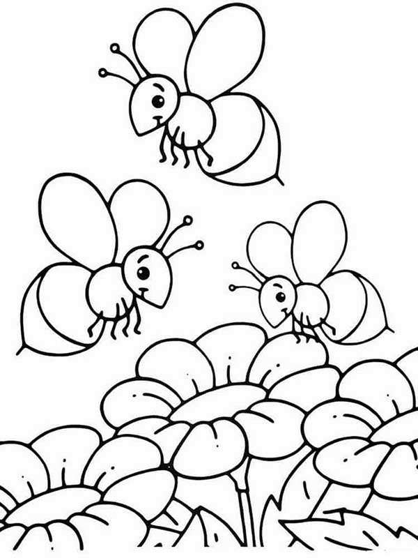 Pszczoły w ogrodzie puzzle online