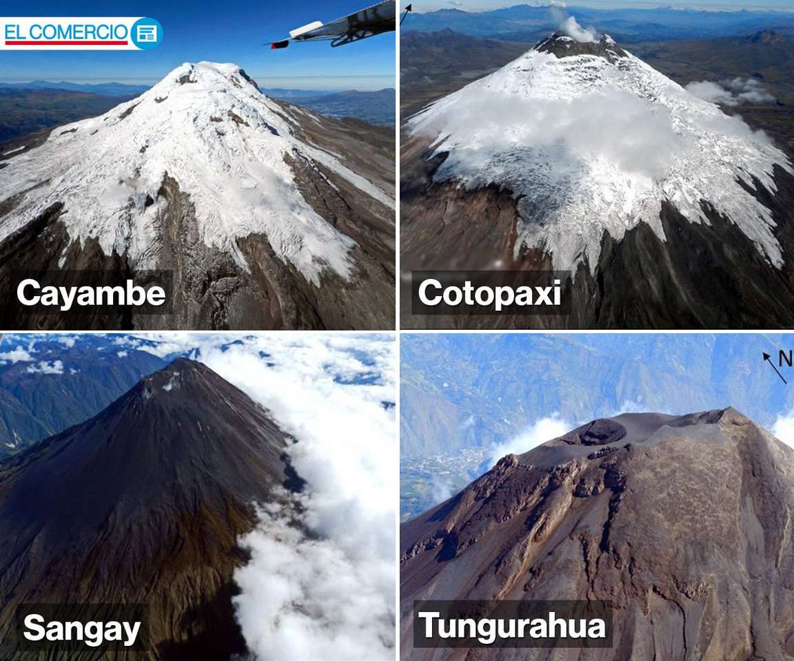 Вулкани от Еквадор пъзел