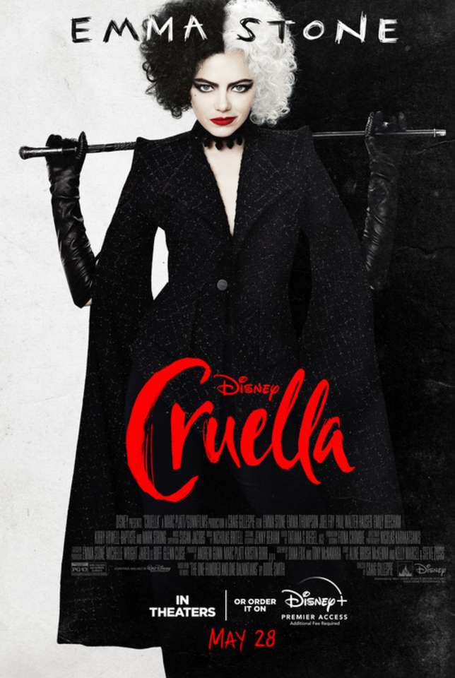 Plakat filmowy Cruella. puzzle online