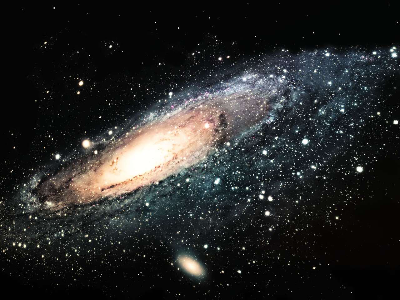 Spektakularna galaktyka spiralna puzzle online