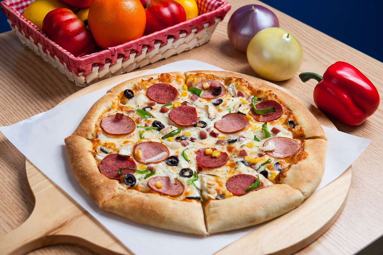 Pizza upieczona puzzle online