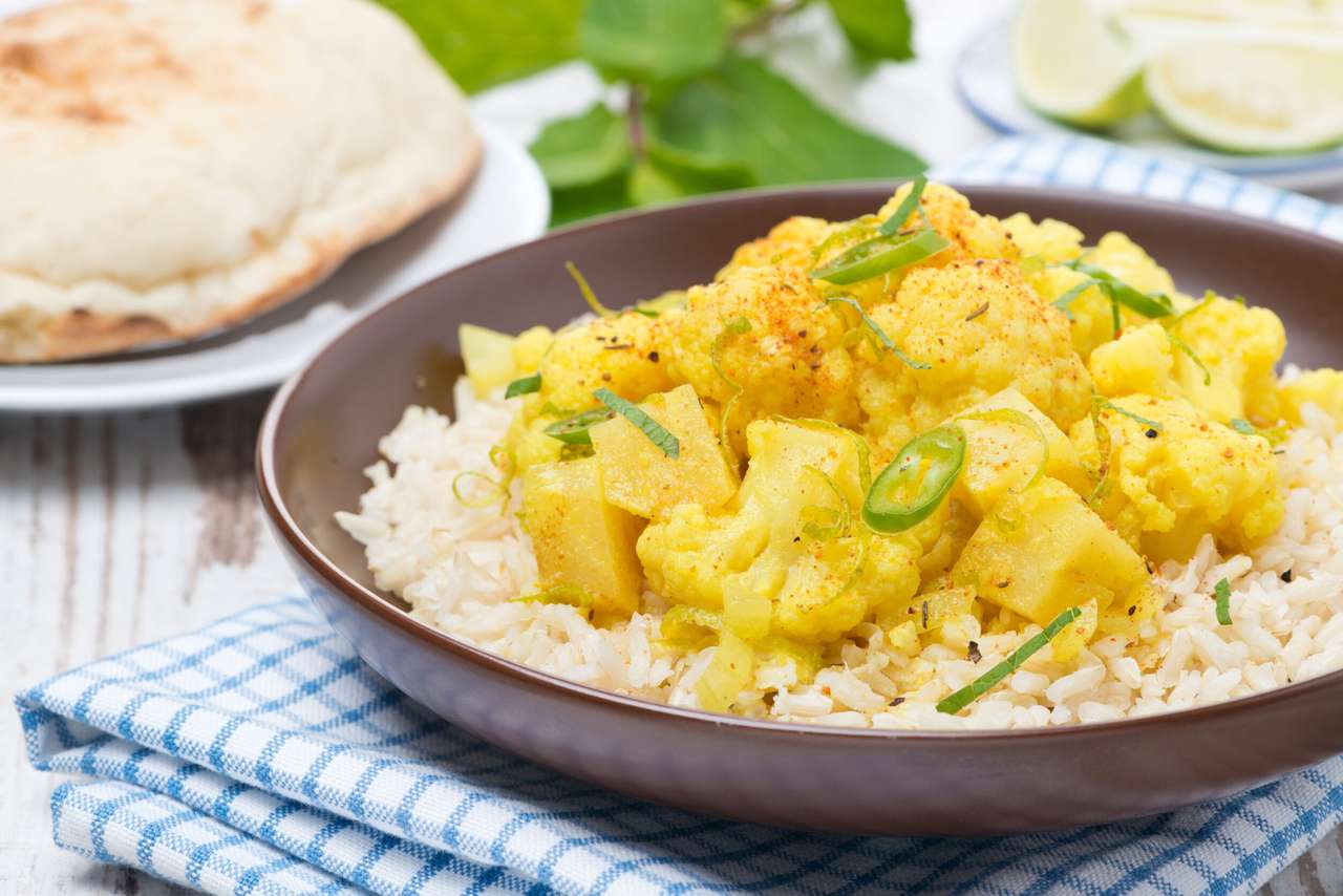 Curry warzywne z kalaficiem puzzle online