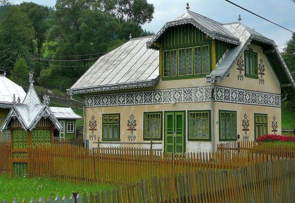 Malowniczy dom w Rumuni puzzle online