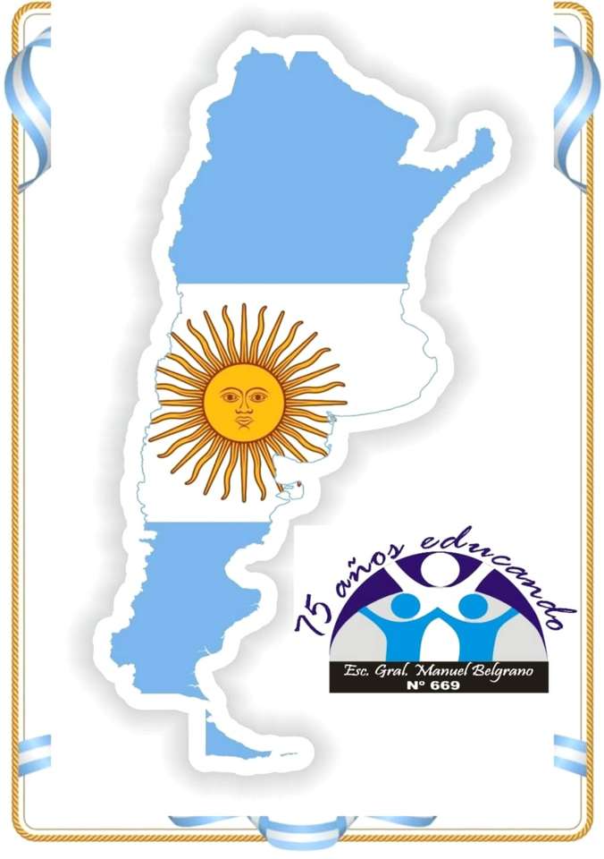Flaga argentyńska puzzle online