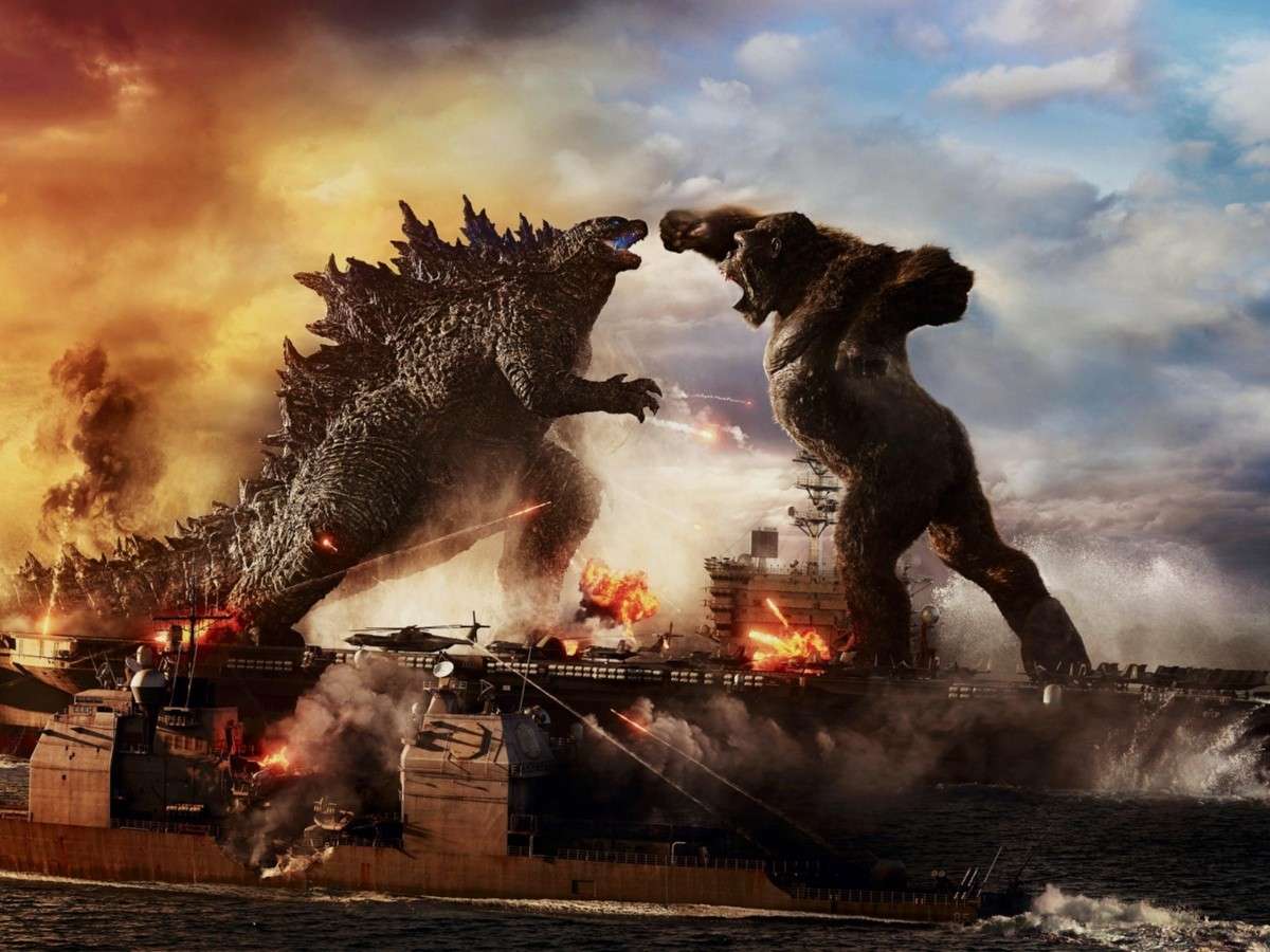 Kong vs Godzilla. puzzle online