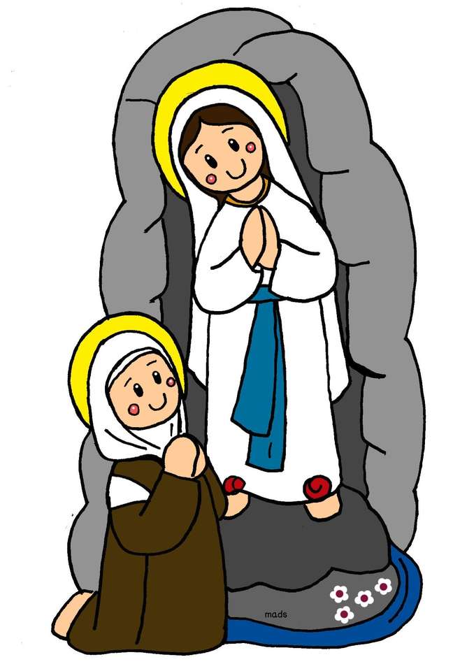 Matka Boża z Lourdes puzzle online