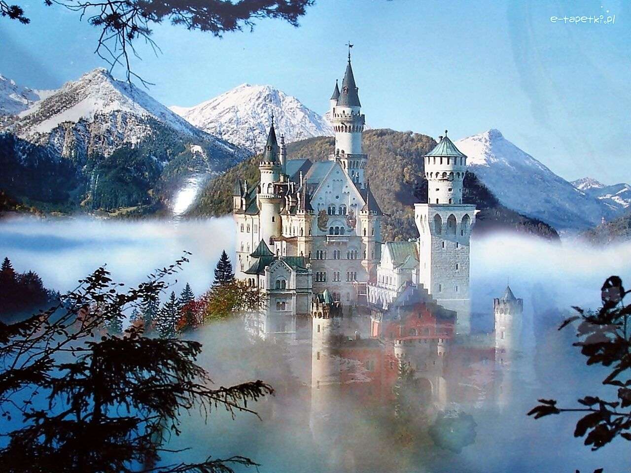 Niemcy- zamek w górach puzzle online