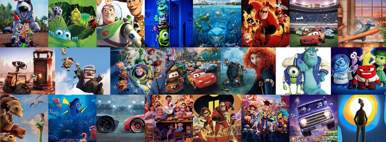 Disney Pixar puzzle online