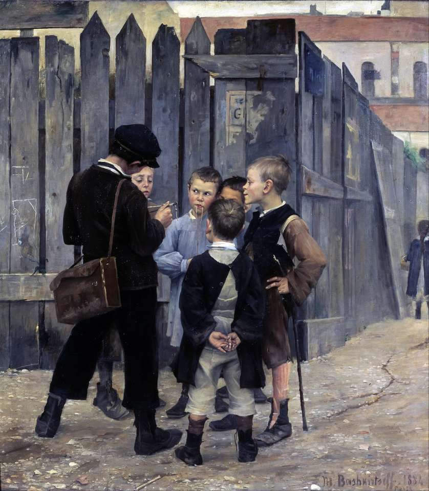 "Spotkanie" Marie Bashkirteff (1884) puzzle online