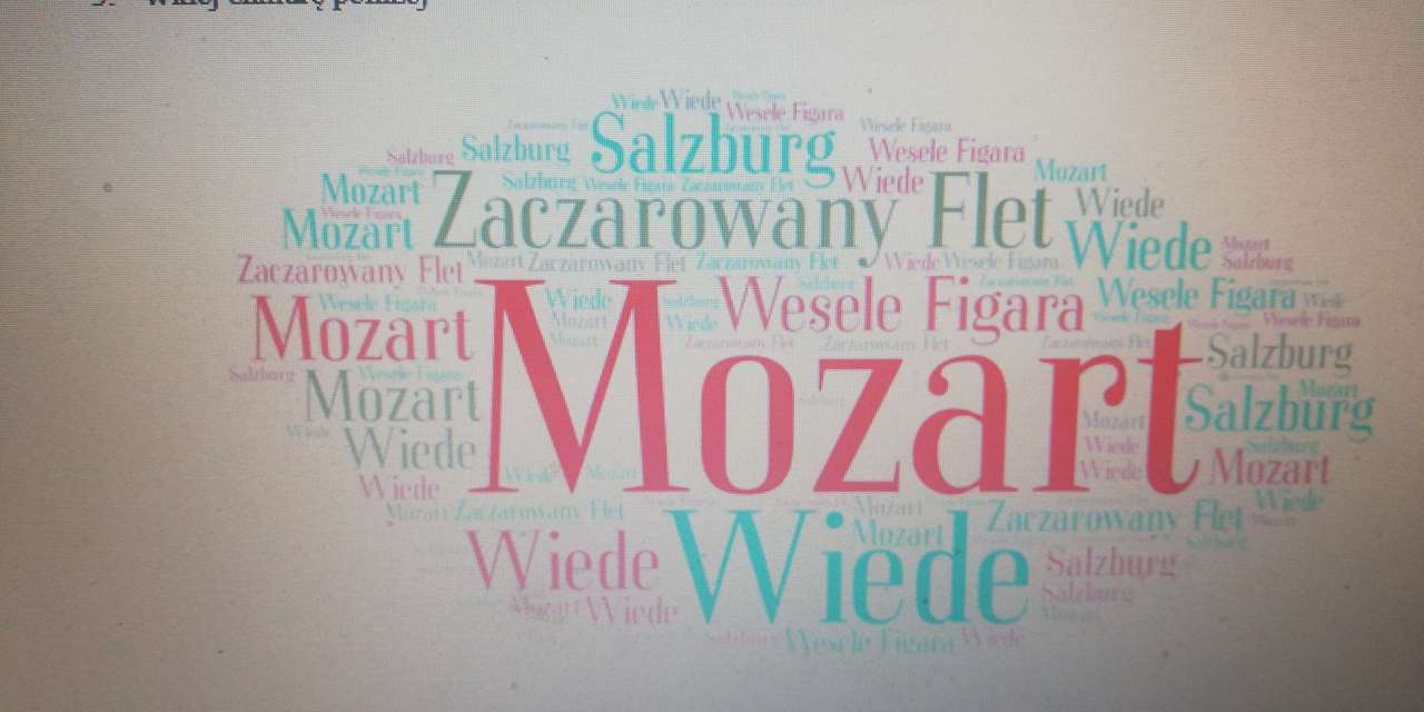 W.A.Mozart i jego życie puzzle online