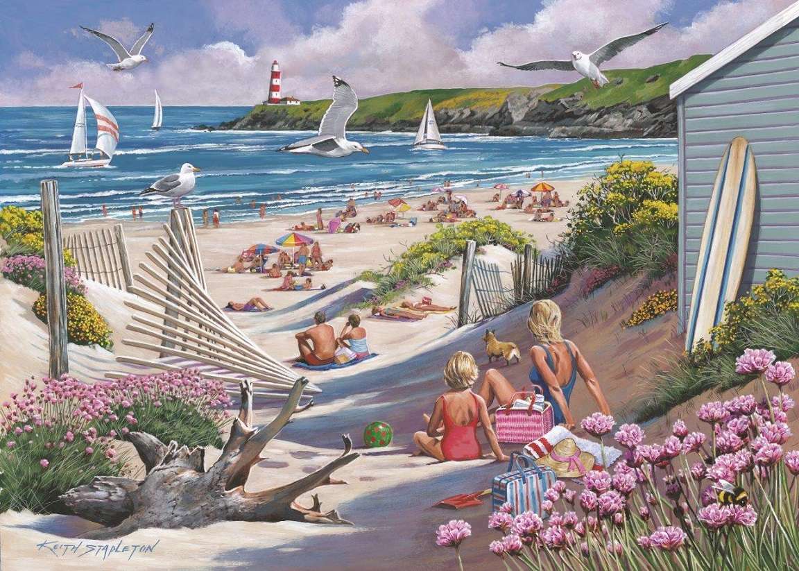 << At the seaside >> jigsaw puzzle