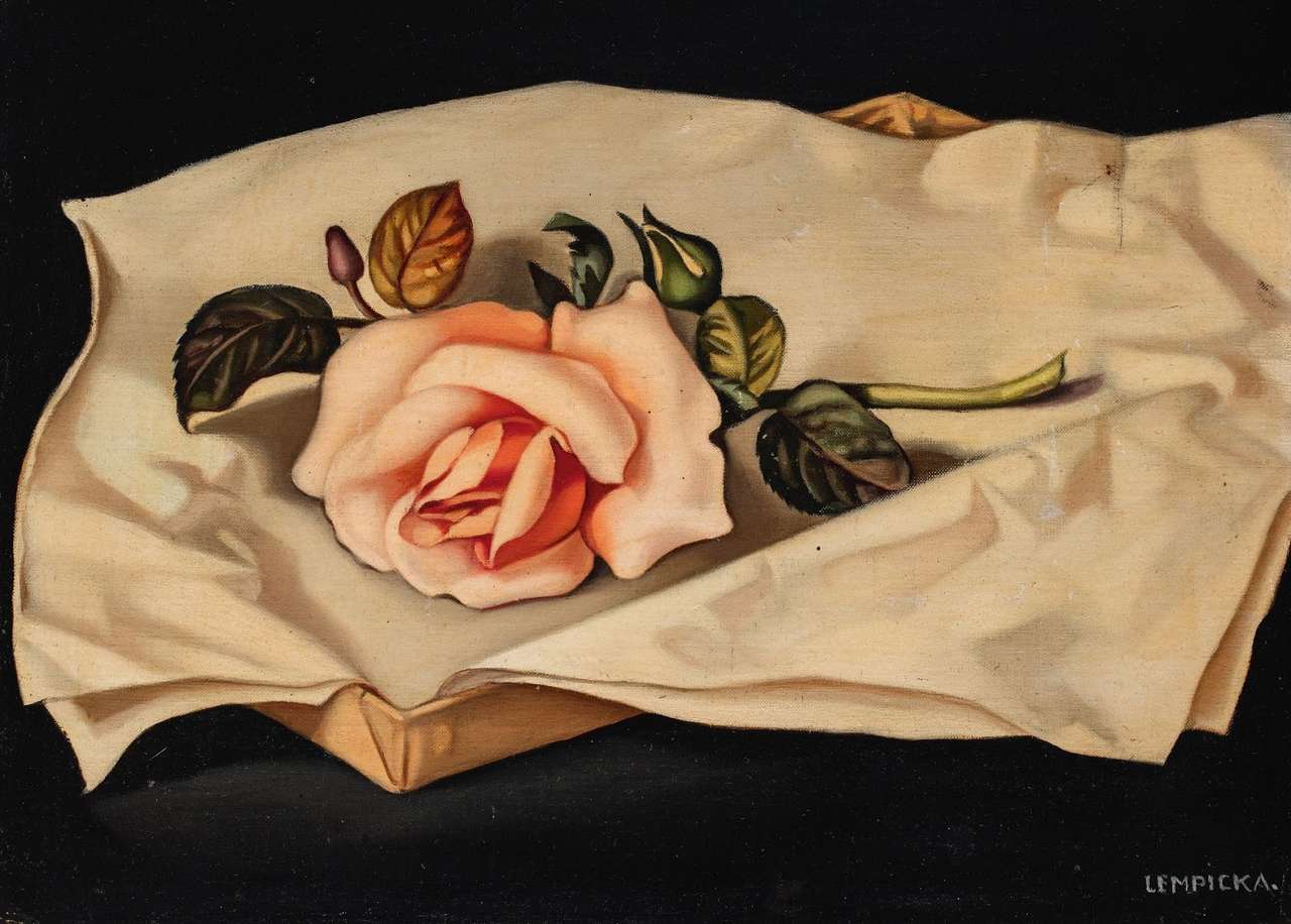 "Róża" z Tamara de Lempicka puzzle online