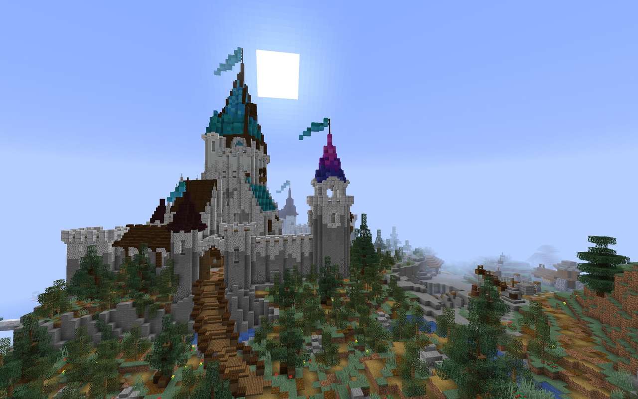 Énorme château à Minecraft puzzle